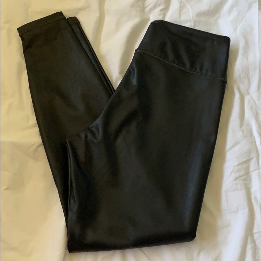 Athleta faux leather leggings